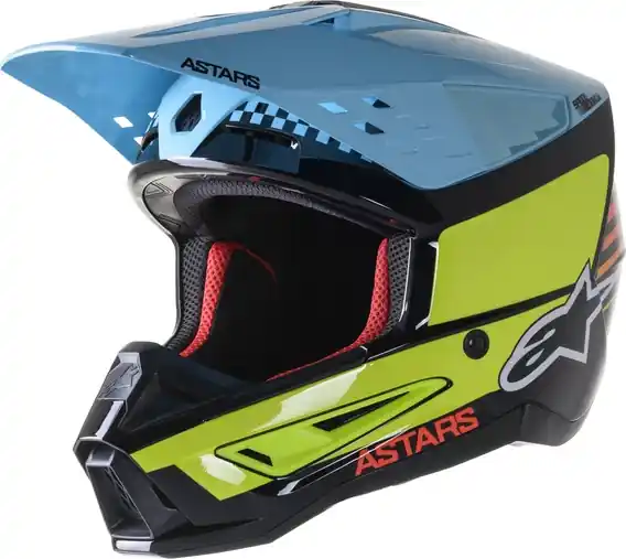 Mai ieftin Supertech M5 Speed Helmet Black, Blue, Yellow M