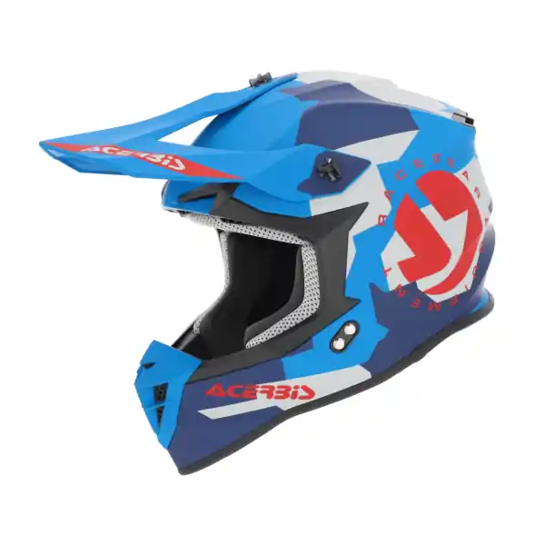 Casca Acerbis Linear 22-06 Albastru/Rosu XS Chilipir