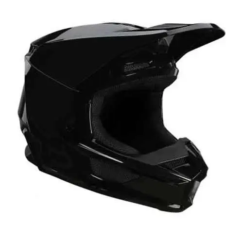 Casca Fox V1 Plaic ECE Negru XS Expediere rapidă