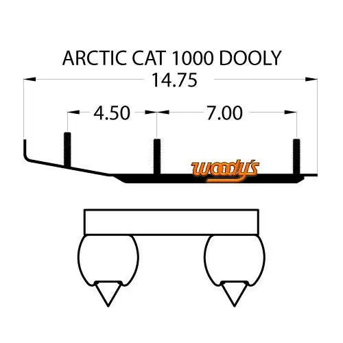Woodys Dooly Arctic Cat Trail Runners 6" 1pc/pack Cumpără acum