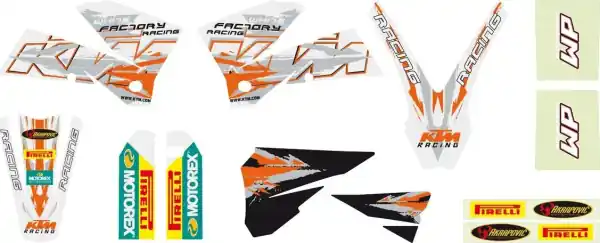 WHITE GRAPHIC KIT Discount