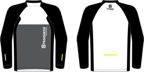 Tricou Husqvarna Authentic Black/Grey L Ofertă