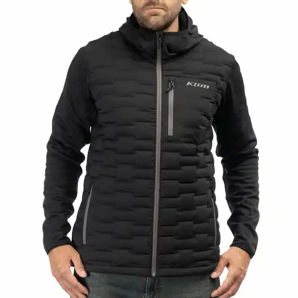 Hanorac Klim Boulder Stretch Down Hybrid Dark Olive - Black Premium