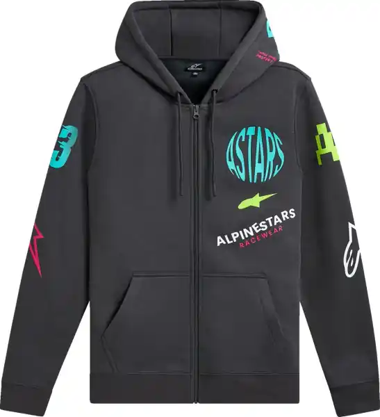 Alpinestars Variegate Zip Hoodie Gray M Reducere specială