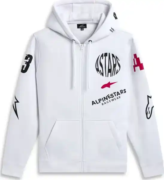 Alpinestars Variegate Zip Hoodie White XL Noutate