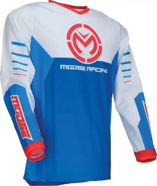 Bestseller Tricou MOOSE RACING Qualifier Blue/White 2XL