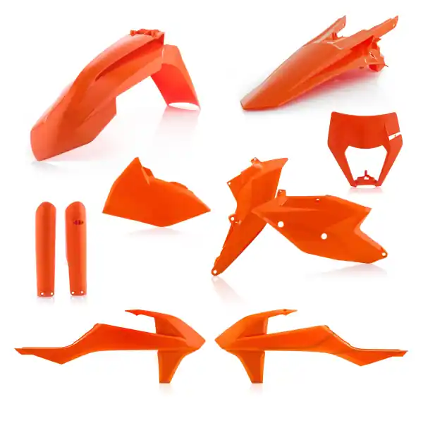 Kit Plastice Complet Acerbis KTM EXC/EXCF 2017-2019 Orange Bestseller