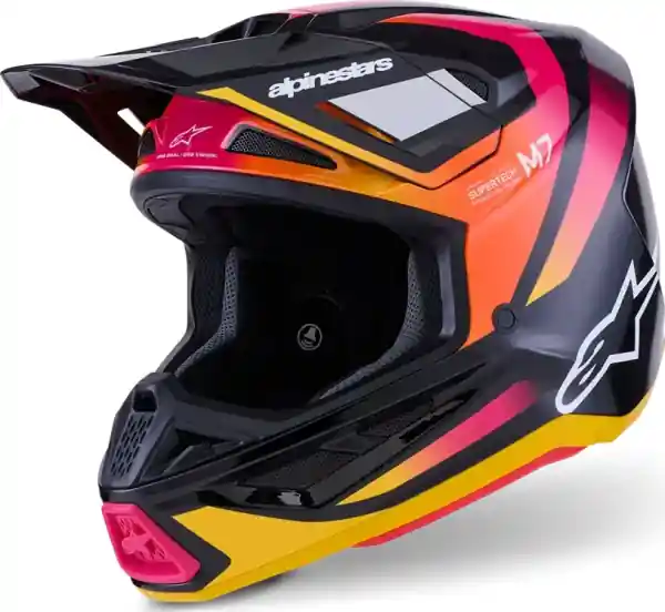 Preferatul clienților Cască Alpinestars SM7 Rise Black S