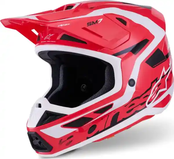 Cască Alpinestars SM7 Deed Red XL Ofertă limitată