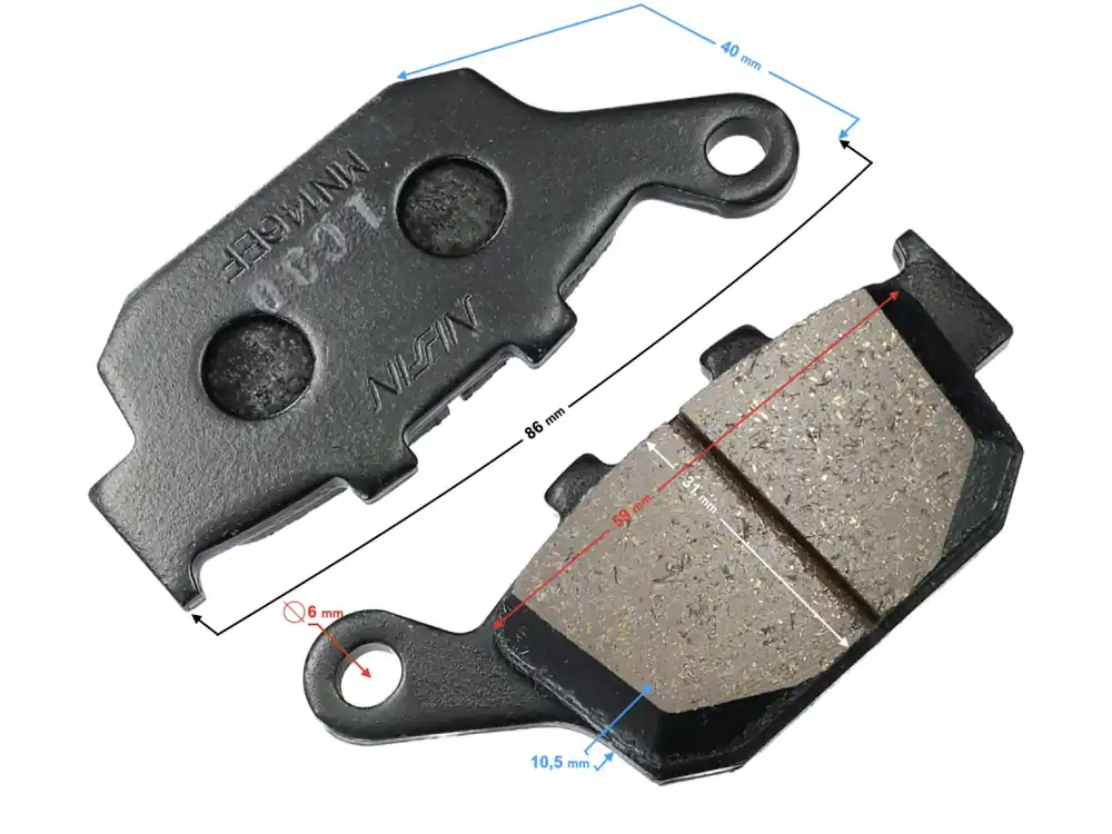 (WHOLESALE) Brake Pads Rear VOGE 650DS (292400026-0001) Calitate înaltă