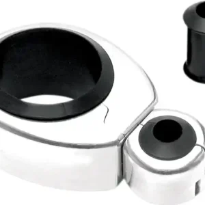 Lichidare de stoc Single Throttle- Clutch Cable Clamps 1 -1 1-8 Silver