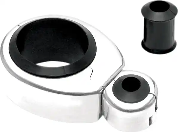 Lichidare de stoc Single Throttle- Clutch Cable Clamps 1 -1 1-8 Silver