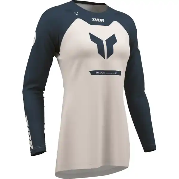Preț mic Tricou Dama Thor Ridemode Menace Albastru/Gri XS