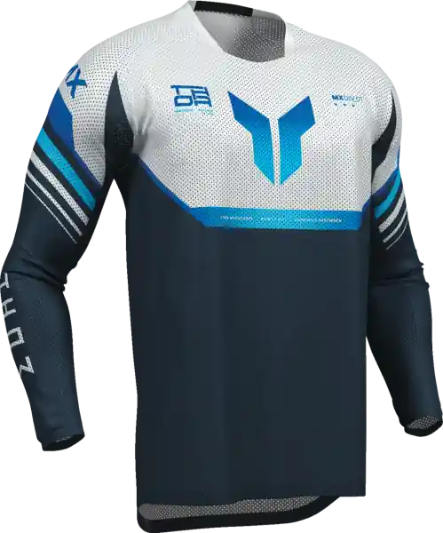 Premium Tricou Thor Launchmode Air Raptor Alb/Albastru 3XL