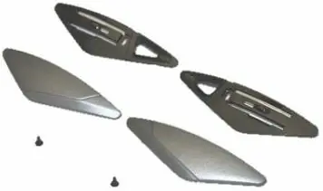 Accesoriu admisie aer superioară cască SHOEI NXR Gri inchis mat Popular