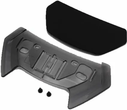 Accesoriu evacuare aer superioară cască SHOEI GTA Negru Mat Plată sigură