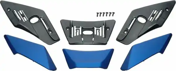 Accesoriu ventilație superioară cască SHOEI JCR2 Albastru mat metalic Ofertă limitată