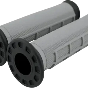 Nu rata Dual-compound Atv Grips Black, Gray