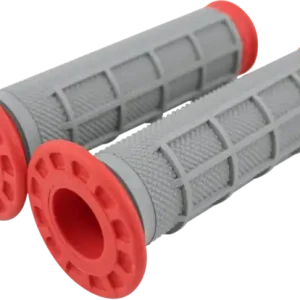 Dual-compound Atv Grips Gray, Red Preț mic