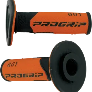 801 Hybrid Duo-density Cross Grips Black, Orange Retur gratuit