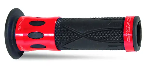 Single Density Grips Anodized, Black, Red Retur ușor