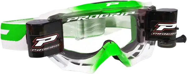 3200 Venom Roll Off Mounted Mx Goggles Green Plată securizată