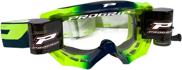 3200 Venom Roll Off Mounted Mx Goggles Blue, Hi-vis, Yellow Ofertă