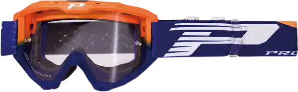 3450ls Riot Mx Goggles Blue, Hi-vis, Orange Reducere