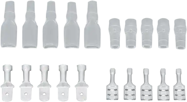 Flat Terminal Set Silver Reducere