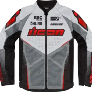 Bestseller Geaca Textila Icon Hooligan Ultrabolt Black/Gray/Red L