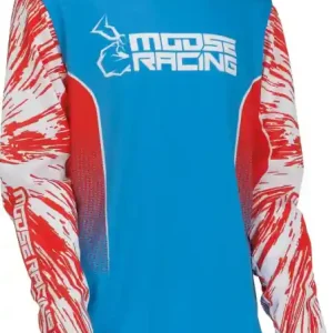 Bestseller Tricou copii Moose Racing Agroid Red/White/Blue XL