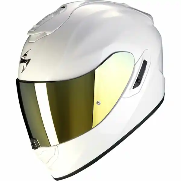 Casca integrala SCORPION EXO 1400 EVO II AIR SOLID Alb perlat L Chilipir
