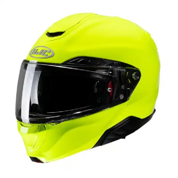 Popular Casca HJC RPHA 91 Solid Lucios Fluo Alb XS