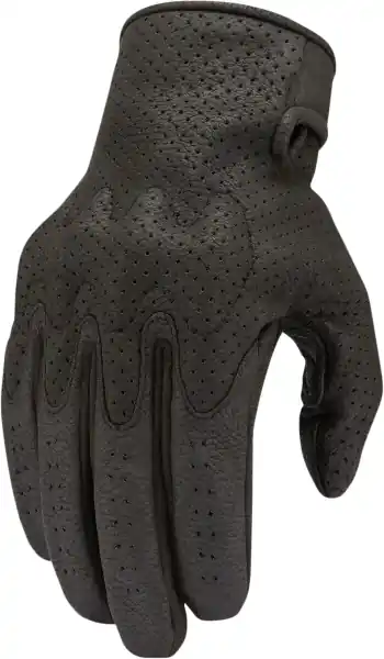 Manusi Piele Icon Airform™ Black 2XL Reducere extra