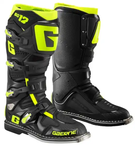 Cizme Gaerne SG 12 Black/Yellow 46 Mai ieftin