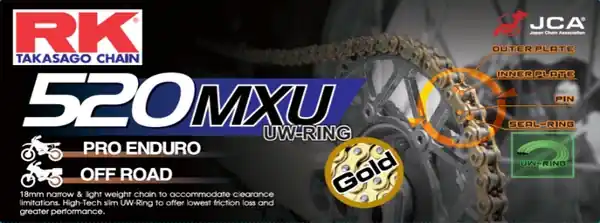 520 Mxu Drive Chain Natural Nu rata