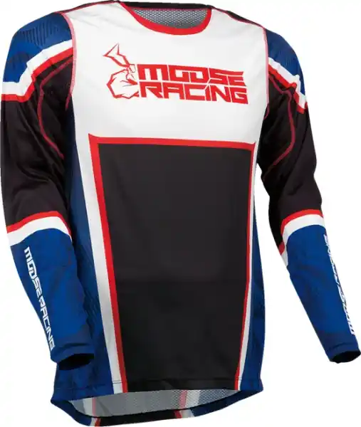 Agroid Jersey White, Red, Blue, Black 2XL Bestseller