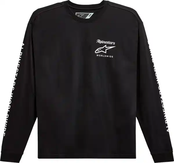 Authenticated Long Sleeve T-shirt Black L Premium