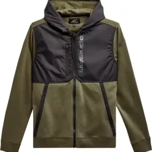 Aligned Zip Hoodie Green S Ofertă limitată
