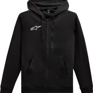 Asymmetrical Zip-up Hoodie Black XL Reducere de preț