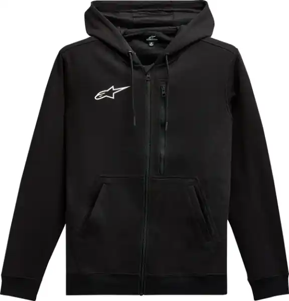Asymmetrical Zip-up Hoodie Black XL Reducere de preț