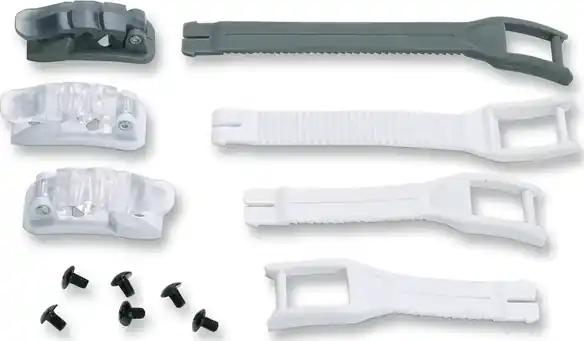 Youth Blitz Boots Strap And Buckle Kit White 6 7 Reducere specială