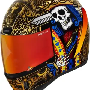 Airform Suicide King Helmet Gold S Ofertă de sezon