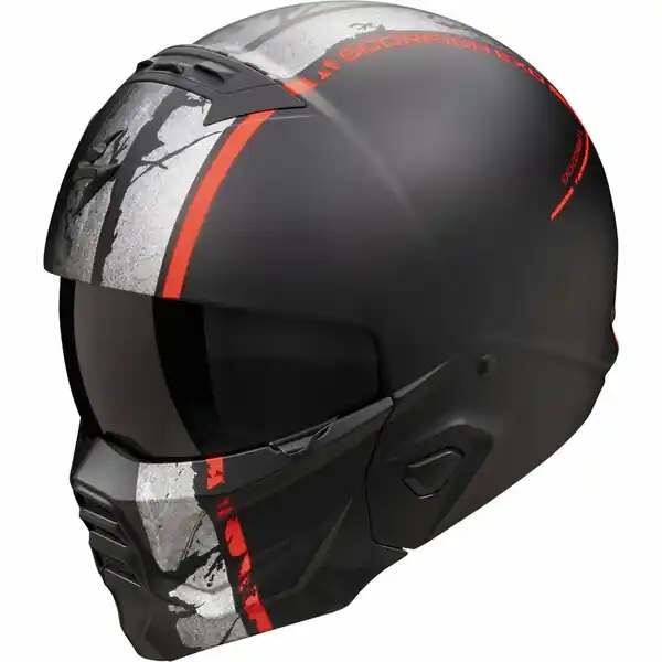 Vezi acum Casca moto SCORPION EXO-COMBAT II LORD Negru mat/Argintiu M