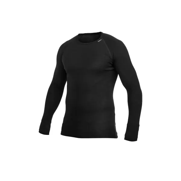 Preferatul clienților Woolpower Crewneck Merino base layer black, 2XL