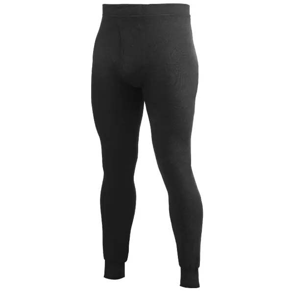 Woolpower Long Johns with Fly 200 Black M L Cumpărături sigure