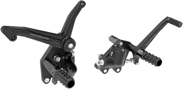 Softail Forward Controls Black, Silver Standard Chilipir