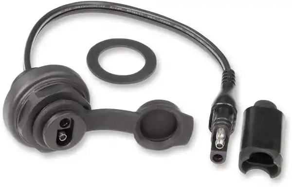 Sae Panel Mount Socket Black Lichidare de stoc