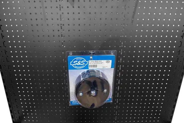 Display Single Hook Black Plată securizată