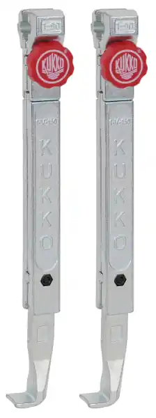 2 Quick Adjusting Jaws (pair) - Series 2-p Red, Silver Reducere
